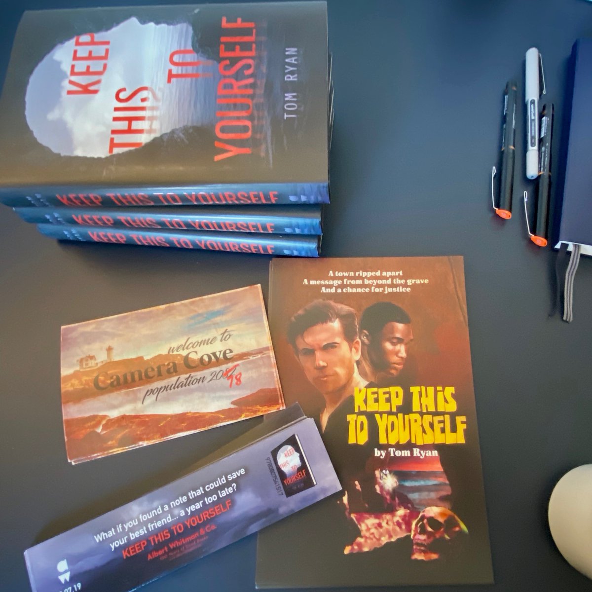tomryanauthor's tweet photo. Organizing Friday mailouts & to celebrate KEEP THIS TO YOURSELF's Thriller Award nom, how about a giveaway?!
To enter, RT, follow & tag someone in the comments who you think would like KTTY.
🇨🇦/🇺🇸 & I'll pick a winner on 4/20
#keepthistoyourself #queerlit #teenfiction #mystery https://t.co/Jti0oXRYvF