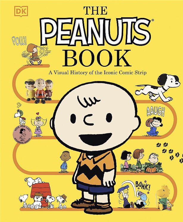 simobeec's tweet photo. Great cover for The Peanuts Book from  #dkbooks written by yours truly, out September this year. #peanuts #CharlieBrown #Snoopy #dkpublishing https://t.co/J3UvSzwotS