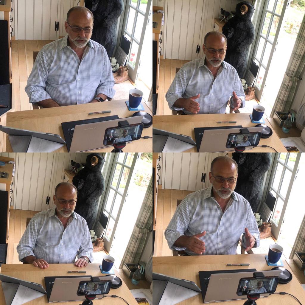 This week my shepherd's hut also turned into a TV-studio as I did a spot of filming. As well as a talking head, I was on-site producer, director, teaboy -you name it, with some help from the professionals remotely of course. Guesses as to what I was talking about? #TVshow #Friday