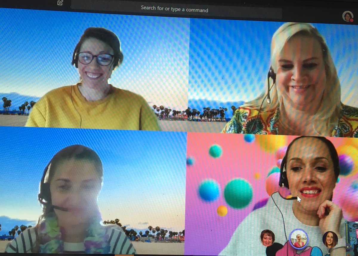 paulamarshwilts's tweet photo. @WiltsC_Careers We had a colourful #HRStrategyTeam meeting today as we joined in with #Colours4KeyWorkers - we enjoyed trying out some colourful backgrounds too! #WeAreWilts https://t.co/WMqdd0C3fh