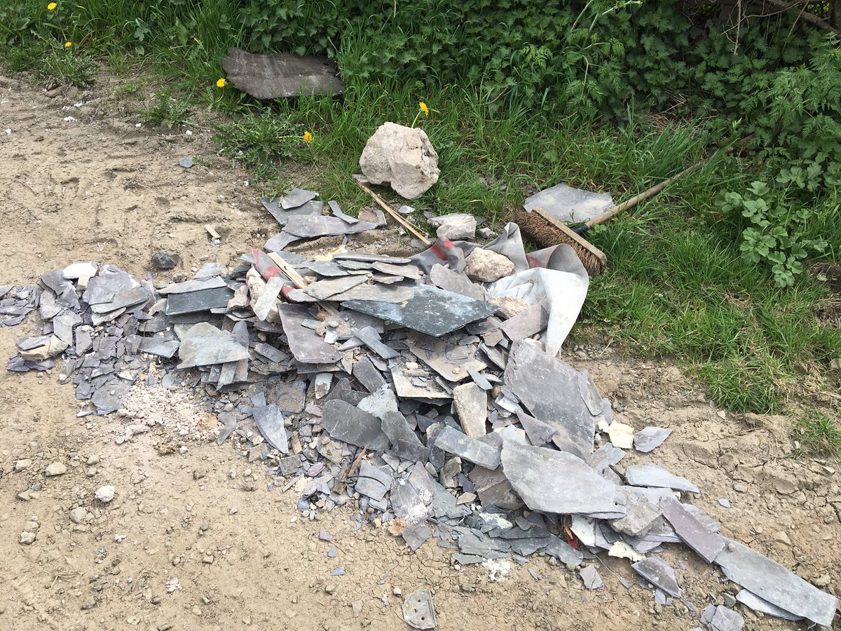 Walking down our country lane just now, through gorgeous #Shropshire countryside and found this in a lay-by #flytipping 🤬🤬🤬