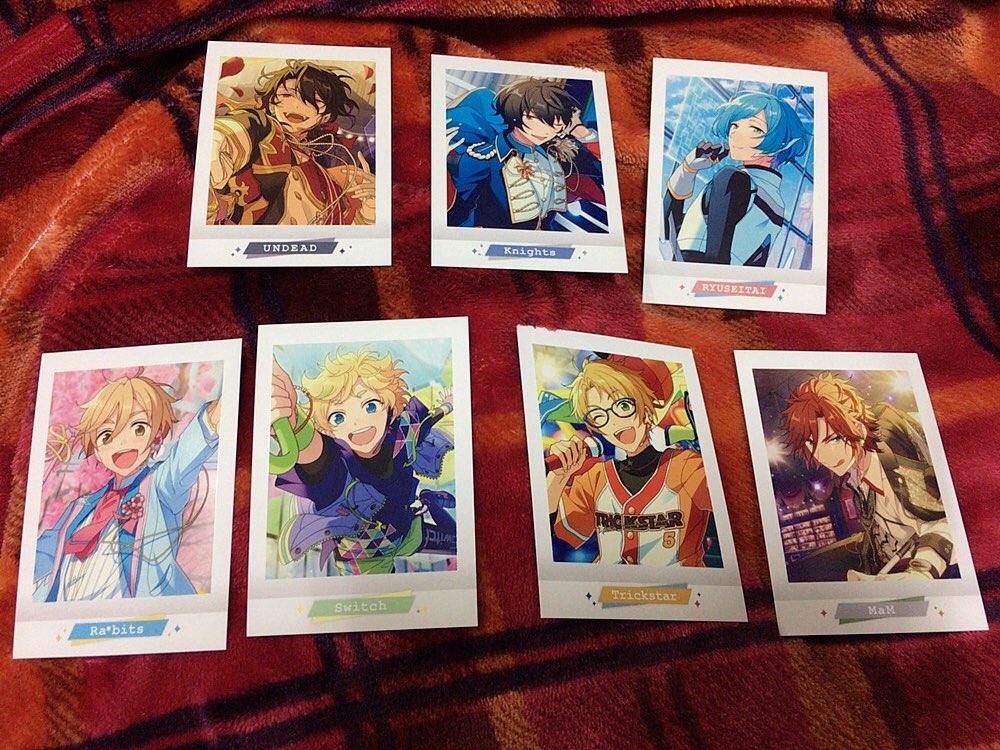 LL_enst_33's tweet photo. 【交換】あんスタ ぱしゃこれ6 IDOL SHOT
譲：★朔間零★朔間凛月、深海奏汰、真白友也、春川宙、遊木真、三毛縞斑

求：同種瀬名泉、鳴上嵐、朱桜司

★は泉、司との交換でお願いします
複数お取引していただける方優先。

難しいとは思いますがよろしくお願いします。検索からもどうぞ https://t.co/gPtoNTs5pY