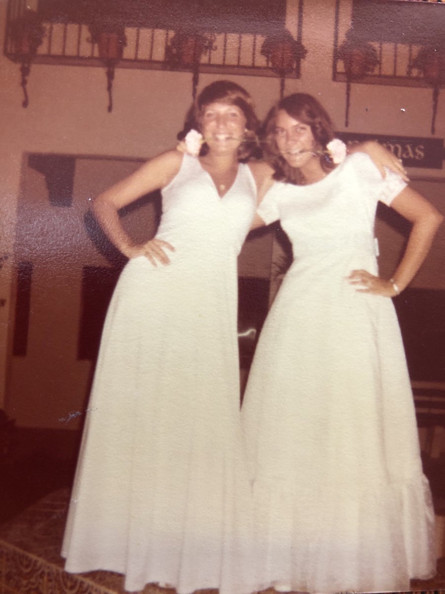 Friday is a ⁦@LeesburgJackets⁩ Dance Day! I have attended many LHS dances as a student, parent, and a teacher. I chose this one with my bestie from my high school times. Oh Thank Heaven for ‘77! Thank you SGA for organizing this fun week! ⁦<a href="/kbbraden/">Karen Blaise Braden</a>⁩