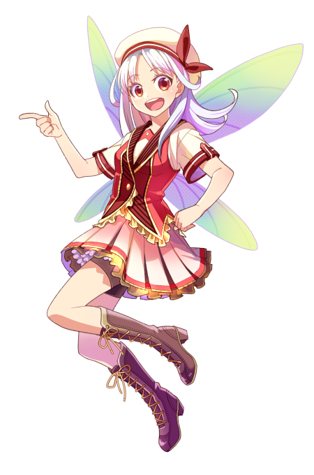 ゆうしゃのがっこ 公式 Pbw 芸能 芸術コースの先輩から全身図イラストが届いたよ キャラクタ ムーシュカ スターリナ イラストレーター 緒方裕梨 T Co Vx74vnna9p 元気いっぱいの表情をした エリアルの女性だよ アイドルを志し