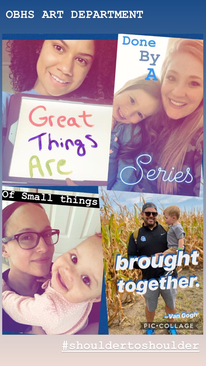 We miss all of our students! We hope everyone is healthy and well 🐻🎨<a href="/Todd_spinner/">OlentangyBerlinBears</a> #shouldertoshoulder #GoBears