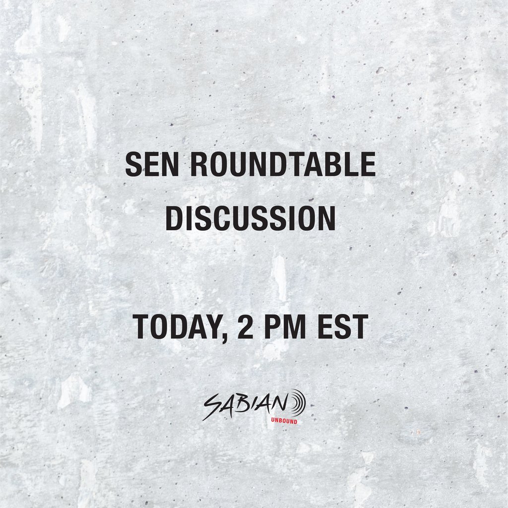 Join Joe Bergamini today at 2 pm EST for a Facebook live stream SEN roundtable discussion. If you're providing digital drum lessons (or would like to), you won't want to miss it!