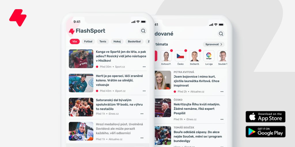 Sportovní svět se zastavil, přesto vydáváme novou aplikaci třídící alespoň to málo informací z něj. Spouštíme FlashSport, který sportovním fandům nabídne všechny zprávy, které chtějí dostávat. Už brzo pro celý svět 😎
➡️ flashsport.app
<a href="/FlashsportCZ/">FlashSport</a> #flashsport <a href="/AckeeCZ/">Ackee</a>