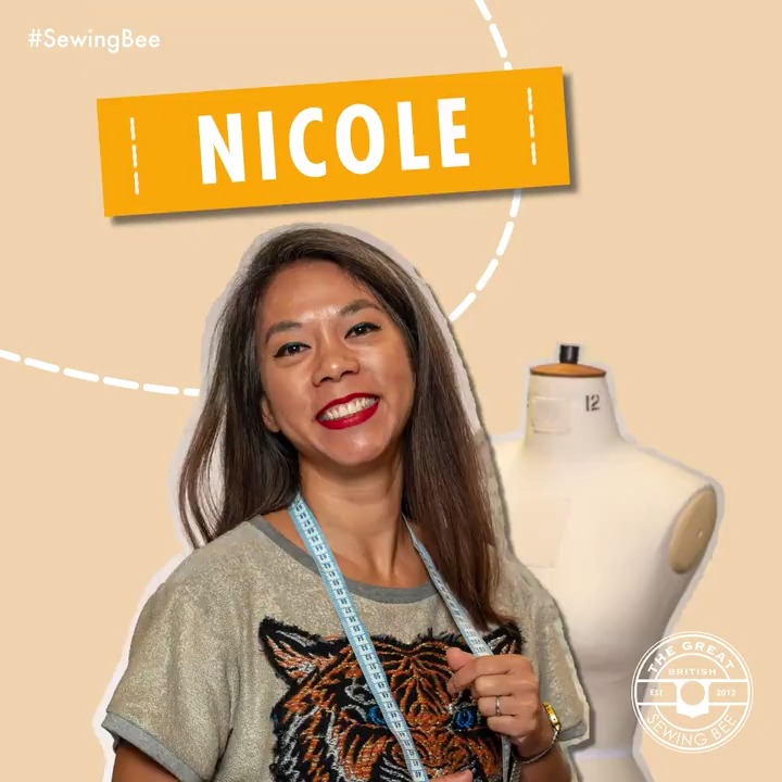Sewing Bee on Twitter "Jewellery designer Nicole first started sewing to make her wardrobe more