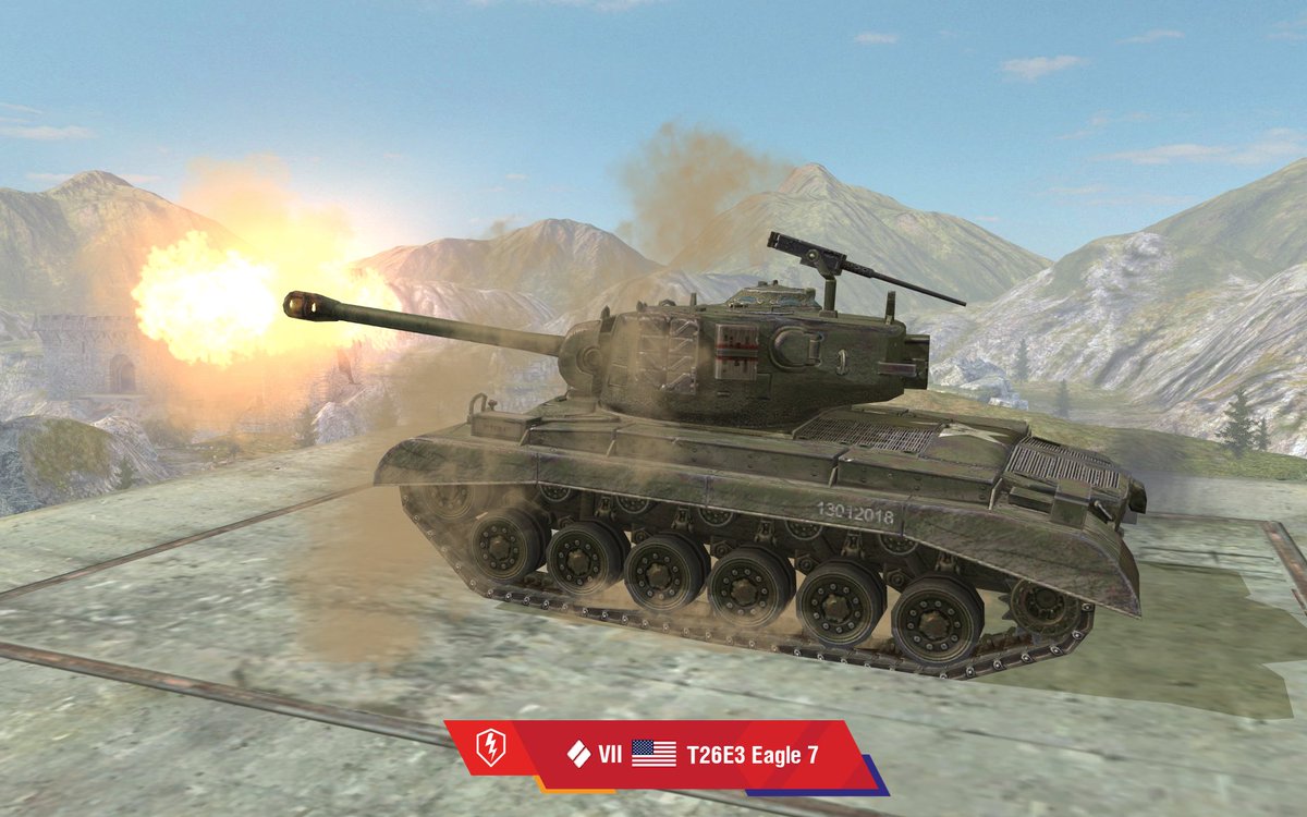 World Of Tanks Blitz New Tank Coming Soon American T26e3 Eagle 7 Medium Tank Back In 1945 This Real World M26 Pershing Prototype Participated In The Battle Of Cologne 75