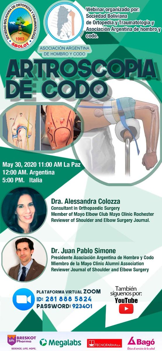 Próximo webinar, con la sociedad hermana de Bolivia.