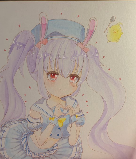 新しくだす色紙の絵柄です〜これ以外にあと2枚だします発送する前にサインを描きます 