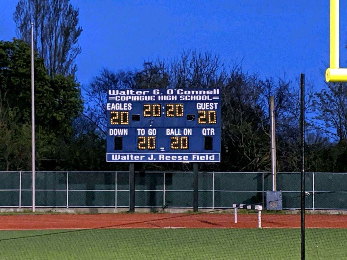 CUFSDHSP's tweet photo. We love and miss you all. Stay safe and stay Eagle strong.
Be well,
Mr. Bennett and the Copiague Athletic Department https://t.co/idxaiKdLBI