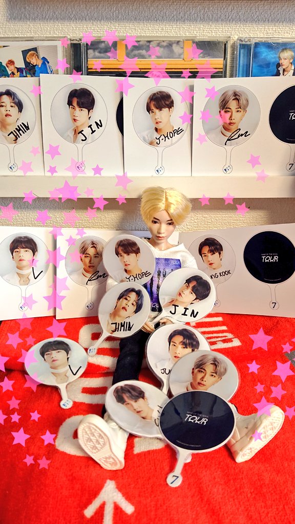 BTS MOS うちわ 防弾少年団(BTS) - BTS 団扇 うちわ on:e MOS テヒョン 新品未使用の