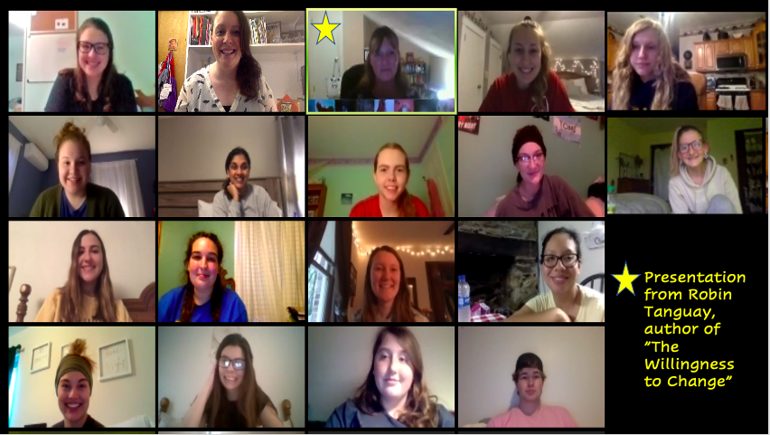 Thank you Robin Tanguay (author of "The Willingness to Change") for presenting to pre-service teacher <a href="/millersvilleu/">Millersville University</a> about creative ways to teach #handwriting to young students. We loved learning more about Vimala's handwriting <a href="/vimalarodgers/">Vimala Rodgers</a>  #MUERCH316 @zoom_us