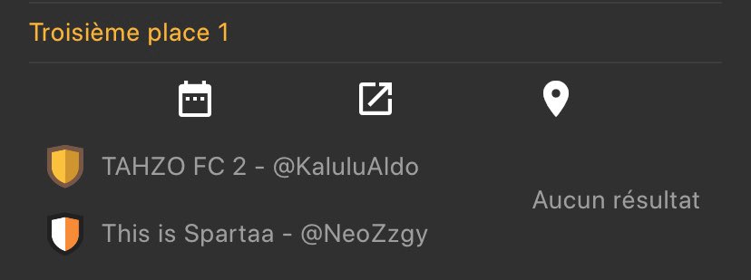 Match pour la 3ème place 🥉

Bon match à vous messieurs 🤝