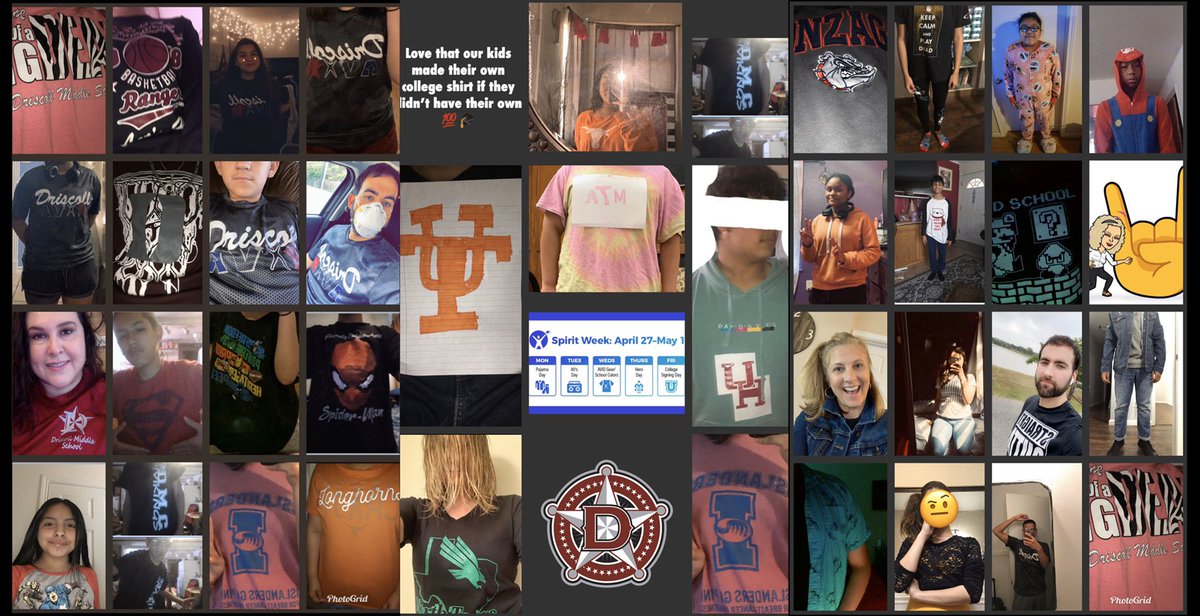 Our AVID kids showed out for <a href="/AVID4College/">AVID</a> National Spirit Week. Even those that didn’t have their own college shirt they made their own to participate 💯🎓 #ThisisAVID