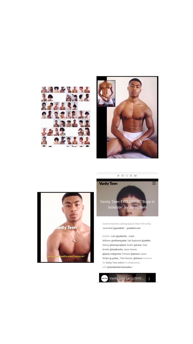 Tarylboothe's tweet image. Boy’s in Isolation for @VanityTeenMag, check out the feature with STANDARD SERVICE STUDIOS(#standardservicestudios) shot by JAREDBEHL via FaceTime m.youtube.com/watch?v=daaUJf…