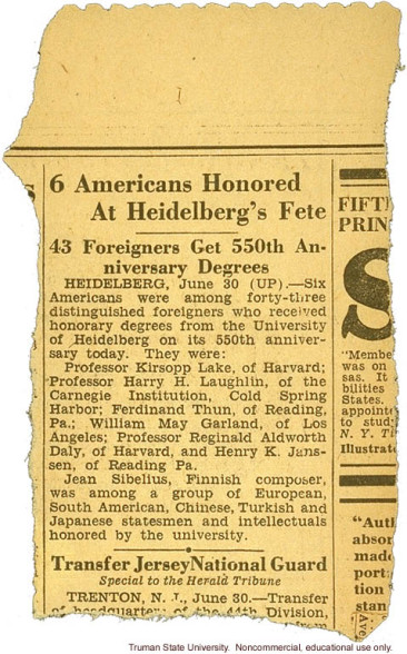 "The Germans claimed that their 1933 sterilization law was influenced by the American precedent, and indeed their initial program was closely modeled after Harry Laughlin’s work."3 years later Laughlin received an honorary degree from U. of Heidelberg. https://debunkingdenial.com/history-of-eugenics-in-america-part-iv/