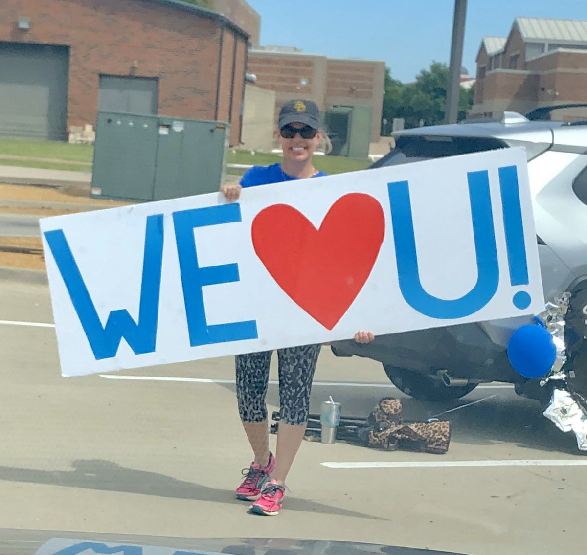 We “luved” seeing our Seniors today in their ride down “Memory Lane”.  Wolfpack! #wolfpackseniors 2020