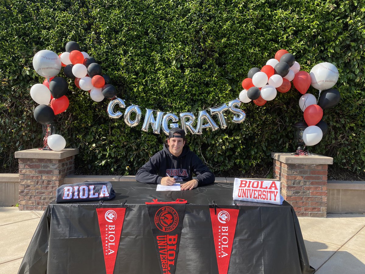 rowe_eric24's tweet photo. Evan Rowe Upland High School. Signing day 5/1/20 Biola Baseball ⚾️ https://t.co/nX9mV4D89B