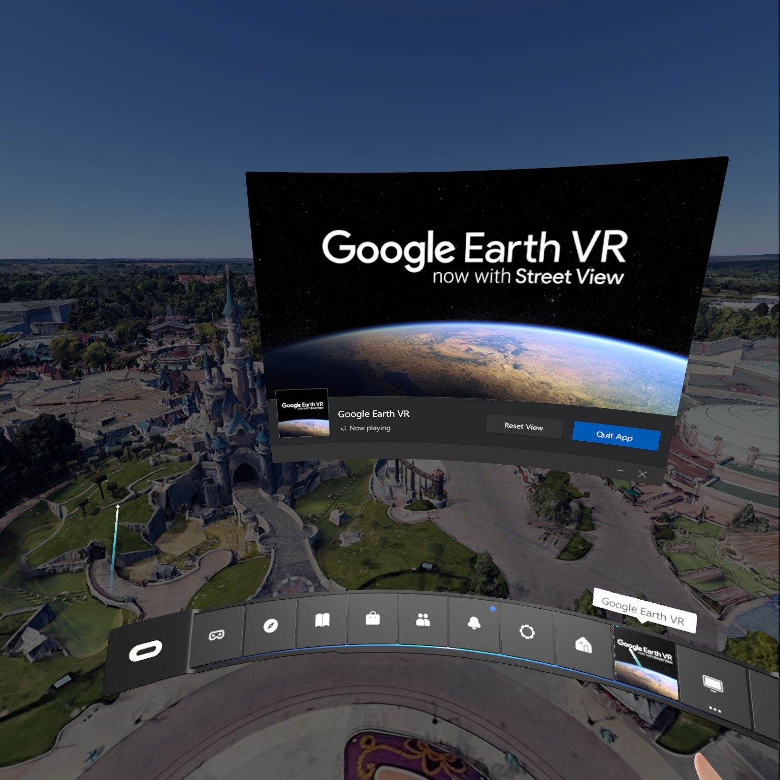 google earth vr on oculus quest