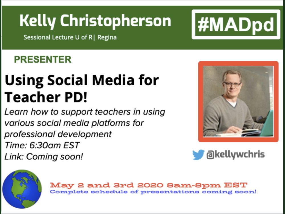 saskedchat's tweet photo. Hey #saskedchat #saskteachers #skteach, check out #madpd May 2nd & 3rd for some great FREE Pd. Check the link below to see times and session details. I’ll be presenting at 7:30 ET tomorrow! Come out for #pdnpjs
https://t.co/5sqMVTY5Fq https://t.co/4e9uyxO5ER