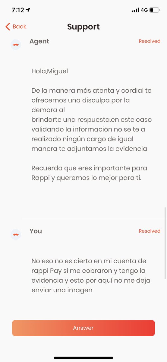 miguelossa2's tweet photo. @RappiColombia podrían hacerse cargo de sus agentes de soporte y su servicio ineficiente? Hoy me cobraron un pedido que nunca me llego y no han querido darme respuesta, en otras palabras, me robaron la plata. Sus políticas de cancelación son un completo engaño. Adjunto fotos https://t.co/wfbDTtmU8Y