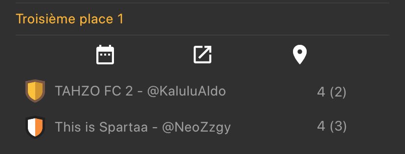 Gros match pour la 3ème place qui voit la victoire de This is Spartaa 🥉

Félicitations aussi à TAHZO FC 2 pour ce beau parcours 🤝