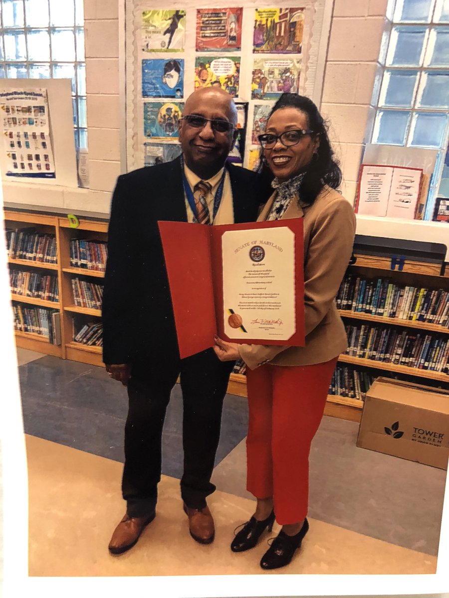 Panorama Elementary Staff, students, parents and guardians say Thank you Dr. Frazier for your “ Great Leadership!” Senator Mike Miller Jr.  sent a letter and plaque from Annapolis State House declaring her Excellent Leadership! We all love you from everyone!!!