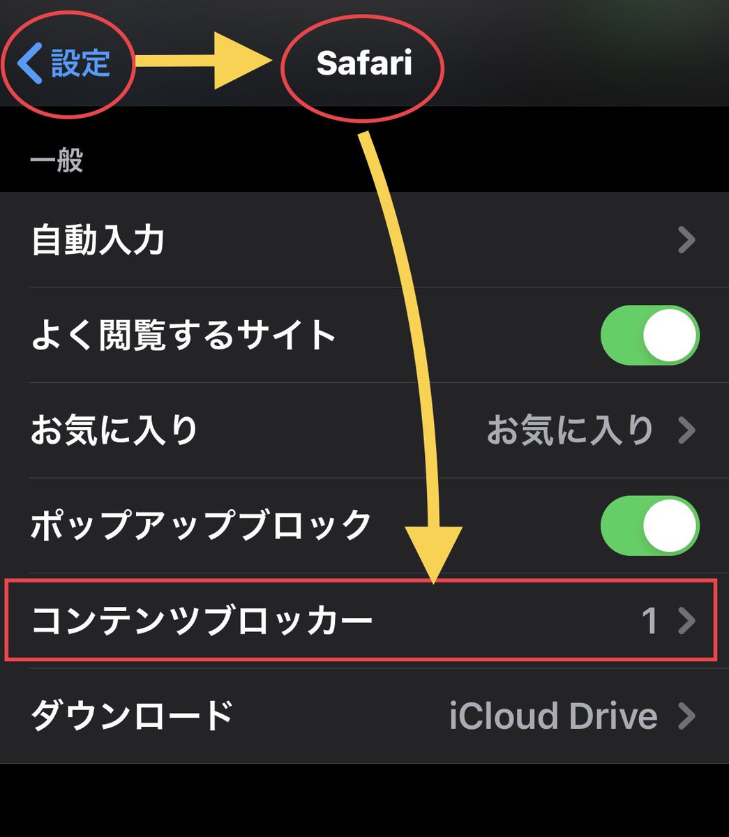 コンテンツブロッカー コンテンツブロッカー