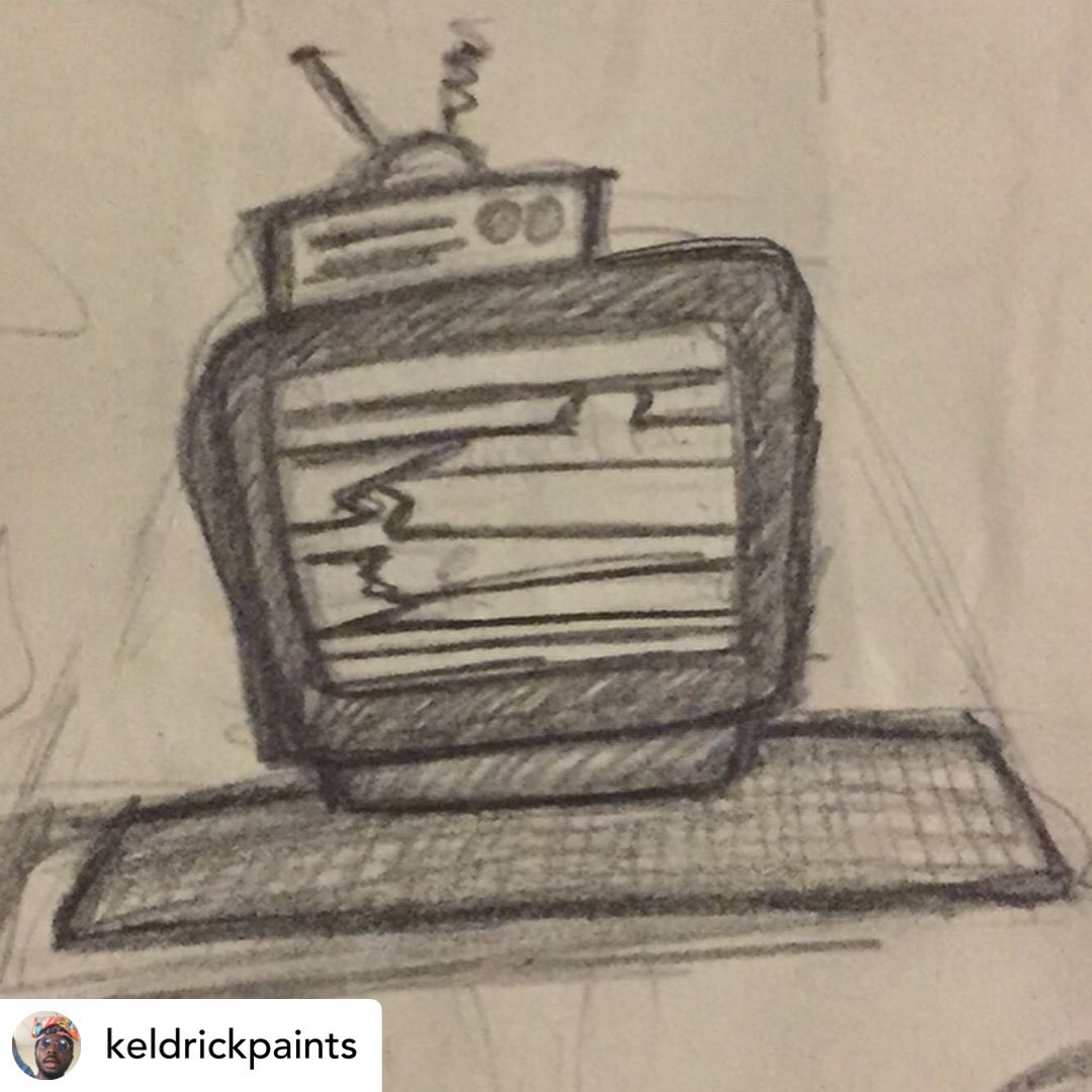 DesignSod's tweet image. Posted @withregram • Use #latechsod to ne featured!! Congratulations to @keldrickpaints “I Didn’t Give This A Real Title But I’m Gonna Format It Like I Did”
16’ x 13’
Acrylic on Wood
2020 #schoolofdesign #acrylicpainting #woodpainting #tvart #studentart