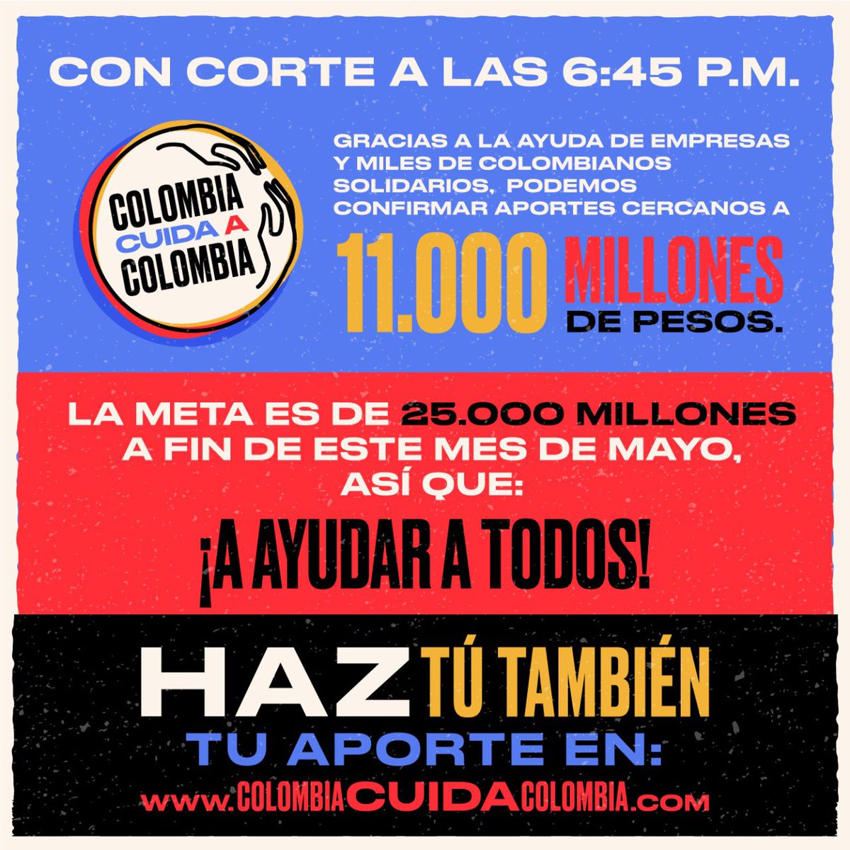 lcvelez's tweet image. #ColombiaCuidaColombia - Vamos!! 👍🏻👍🏻
