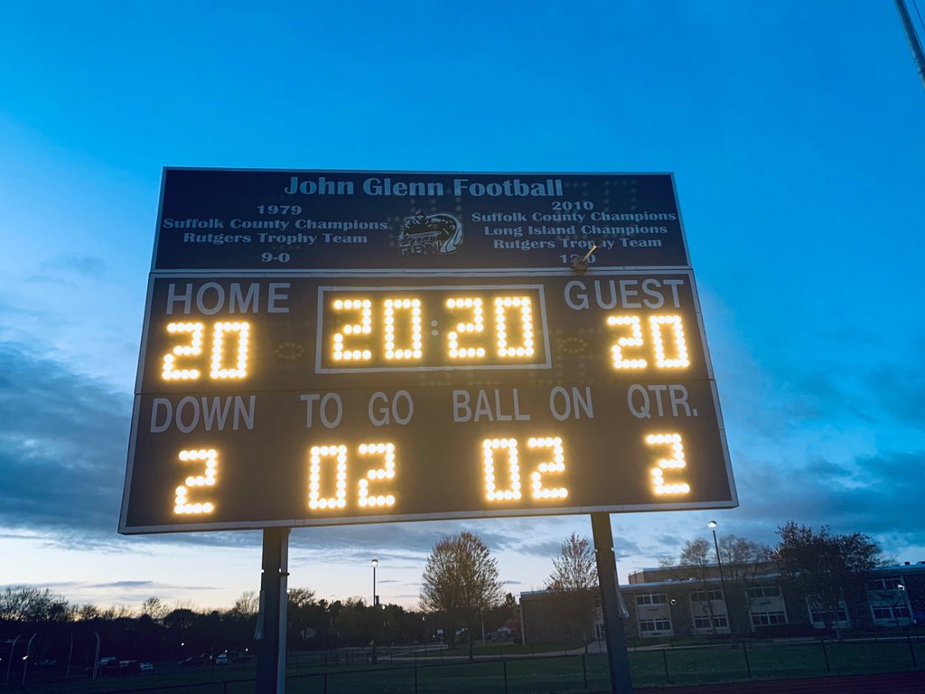 A heartfelt Thank You to the  class of 2020 and especially to all of our student athletes. We recognize all your accomplishments and appreciate each one of you. God Bless America and God Bless The John Glenn Knights.@Elwood_Super <a href="/BurzynskiMrs/">Mrs. B @ JGHS</a>  <a href="/SectXISuffolk/">SectionXI</a> <a href="/KMaherNews12/">Kevin Maher</a>