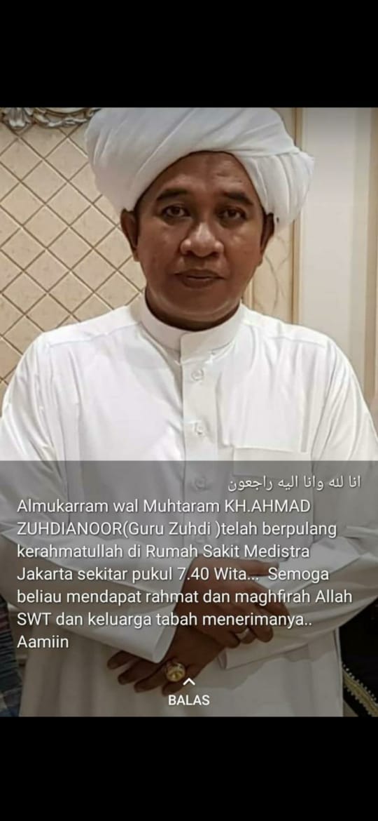 muhammadun444's tweet photo. Ulama karismatik kalsel..Alfatihah https://t.co/j3dmyQTHqJ