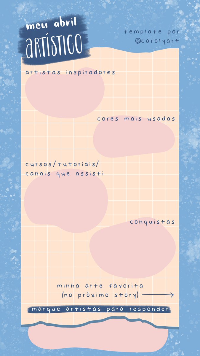 carolyart_'s tweet photo. Templatezinho pros migos artistasss ✨
Fui fazer uma retrospectiva mental do mês de abril e olha no que deu kkkk (também tem lá no insta se quiser tirar print https://t.co/DSHcQVOSeB) https://t.co/OWHEpmDxl7
