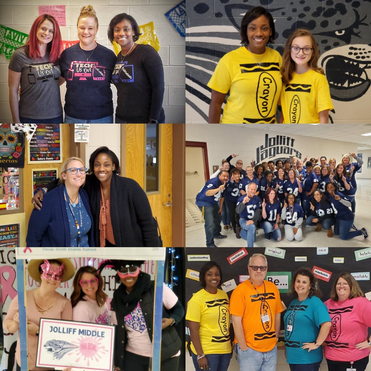 JolliffMiddle's tweet photo. You didn't think we would forget #NationalPrincipalDay did you? We are blessed to have the BEST principal in the city! #childrenfirst #theCut #ourprincipalJAMS #heartofgold https://t.co/HuLF3Pb88s