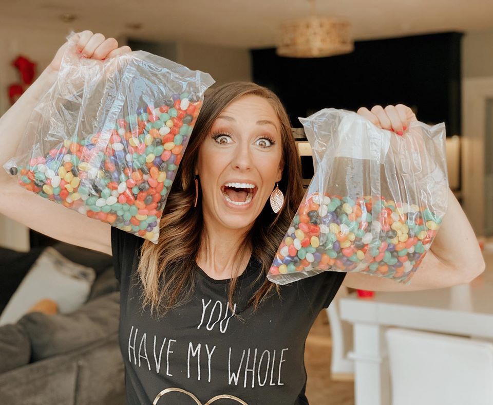 See my IG Jellybean highlight bubble for the saga. Please tell me I’m not the only one with weird postpartum cravings?
Yes.
I picked up every jellybean off the floor, and yes, I will be eating
Every.
Single.
One.
No shame in that game, guys. 

#Obsessed  <a href="/BrachsCandy/">Brach's</a> , 🤙🏻CALL ME!