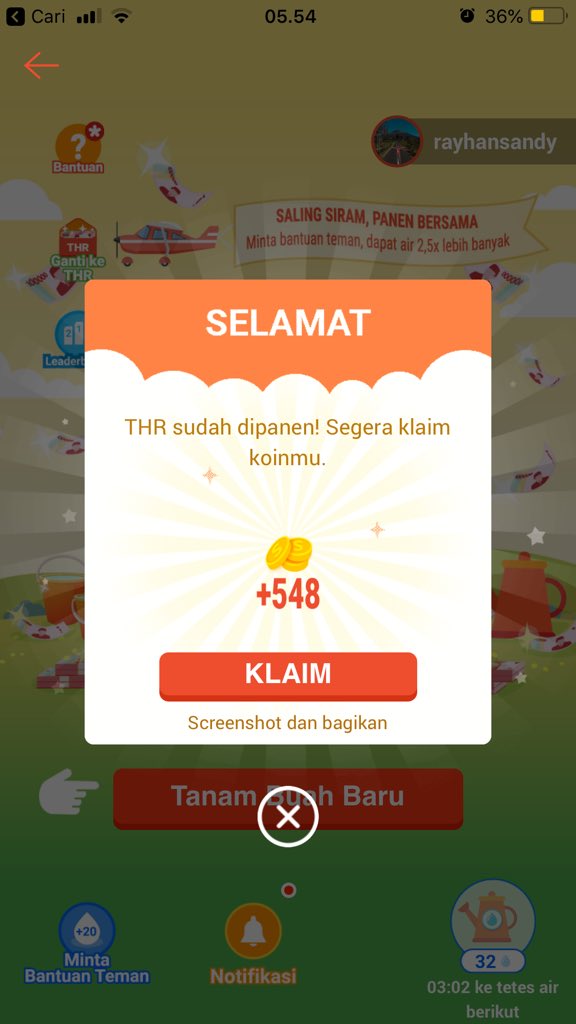 hasi panenku di <a href="/ShopeeID/">Shopee Indonesia</a> #ShopeeTanamTHR10M