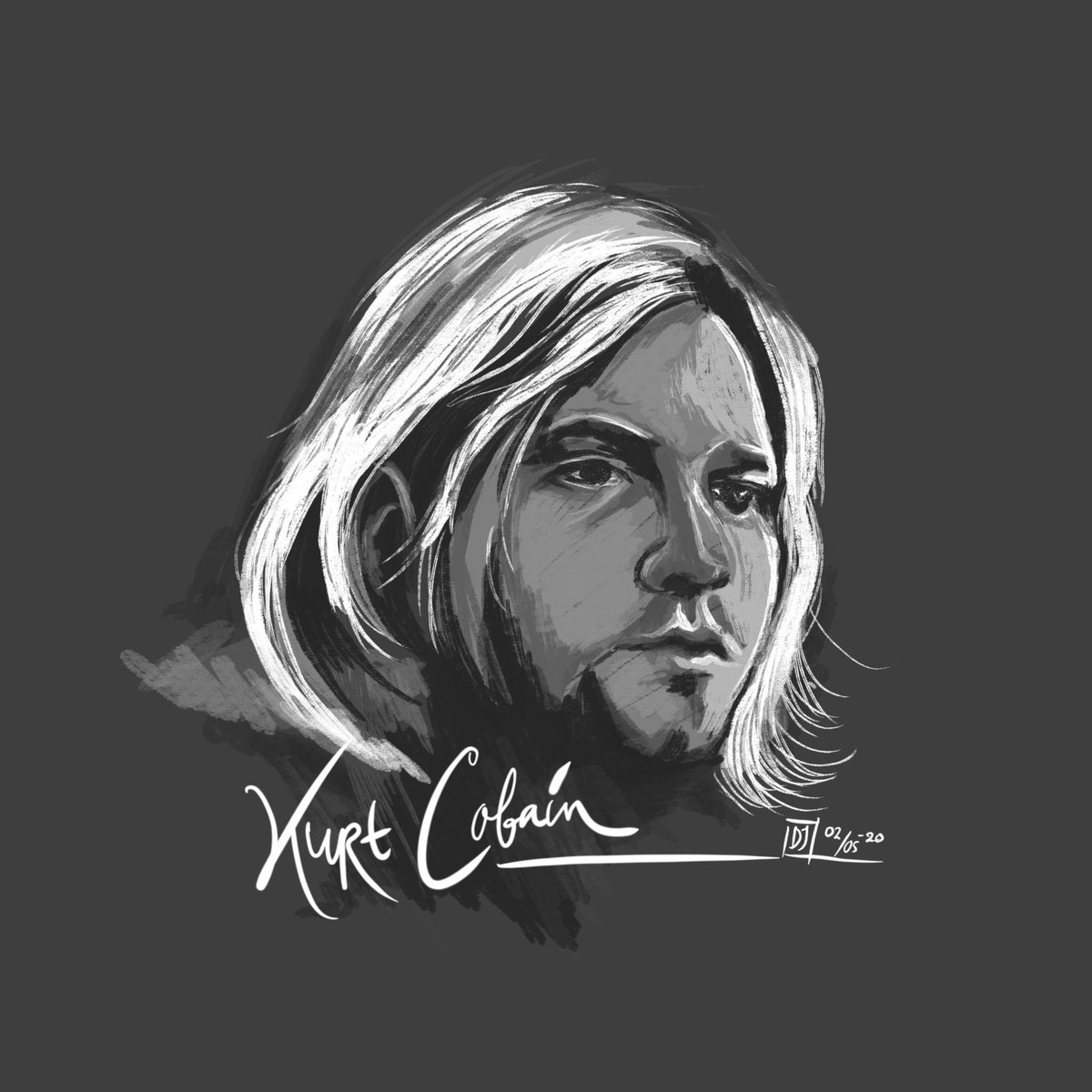 Denyjoe's tweet photo. "Tong, Emak abis bikin puding buat buka puasa, nih!"
"Enak, Mak?"
"Enak dong, sini Kurt Cobain!"
-------------------------
•
•
#cuplikan #tJOEplikan #kurtcobain #nirvana #digitalart #painting #illustration #sketch #music #musician #grunge #denyjoe #dearstudios https://t.co/9VMsbmGD0i