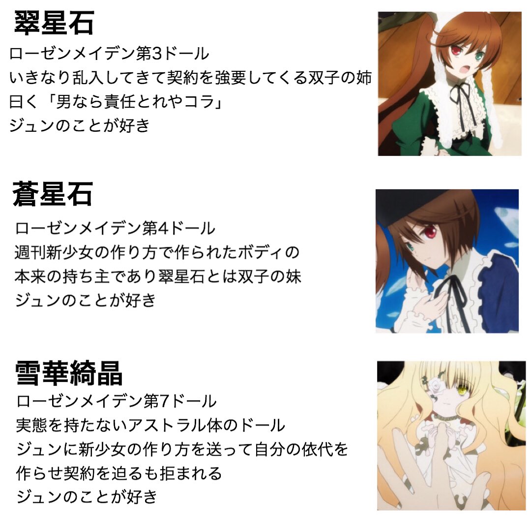 ルーデル提督 流行ってる 理想のキャンパスライフのローゼンメイデンまかなかったジュンver作ろうとしたら途中からただのドールズの紹介になってた ルーデル提督 流行ってる 理想のキャンパスライフのローゼンメイデンまかなかったジュンver作ろうとしたら途中からただのドールズの紹介になってた
