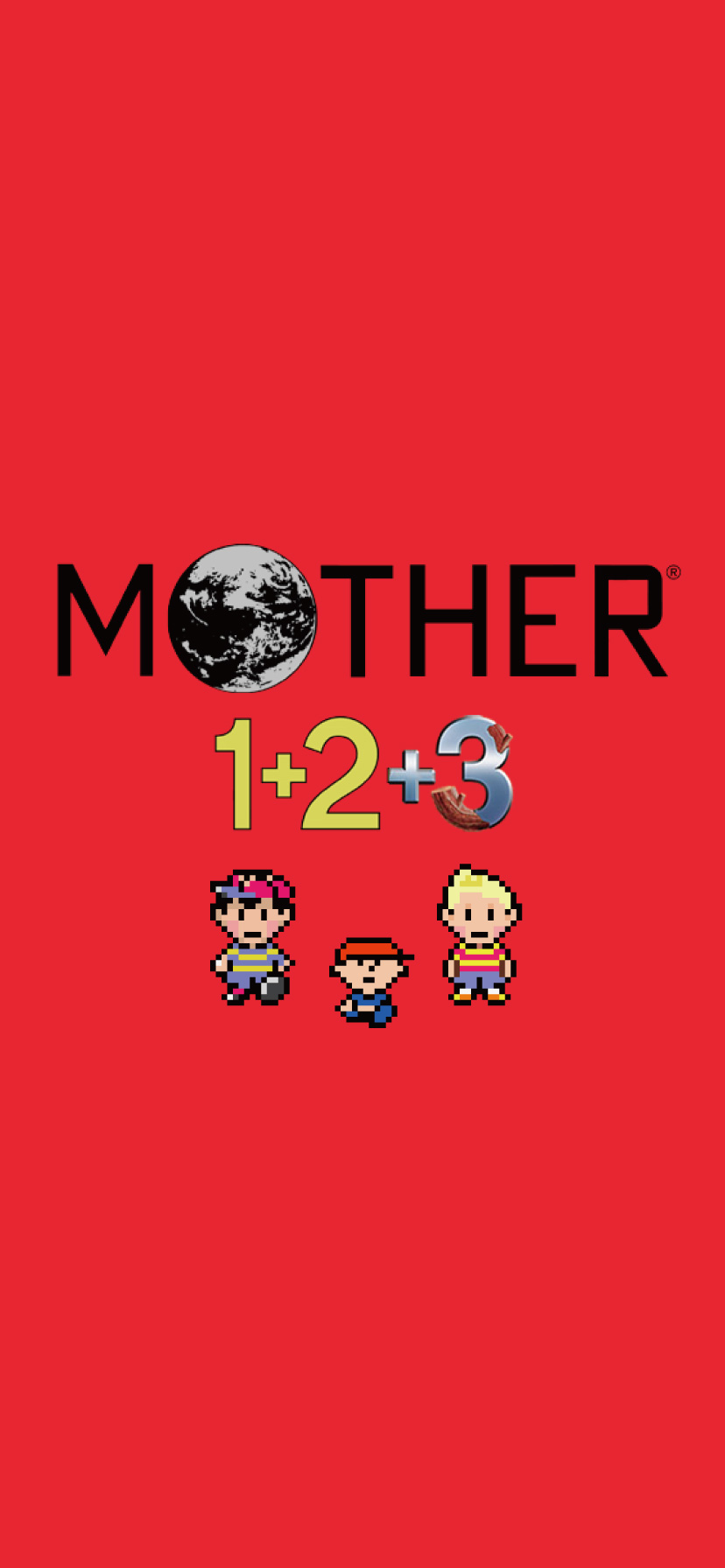 スルメイカ食べ食べうさぎ 昨日 Mother1 2 3 が発売されたら良いなあという話をしていた時に作った画像をスマホ用の壁紙にしてみました T Co X60f9teqiy Twitter