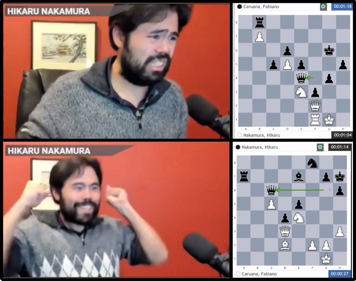 Hikaru nakamura is very active on social media websites. 