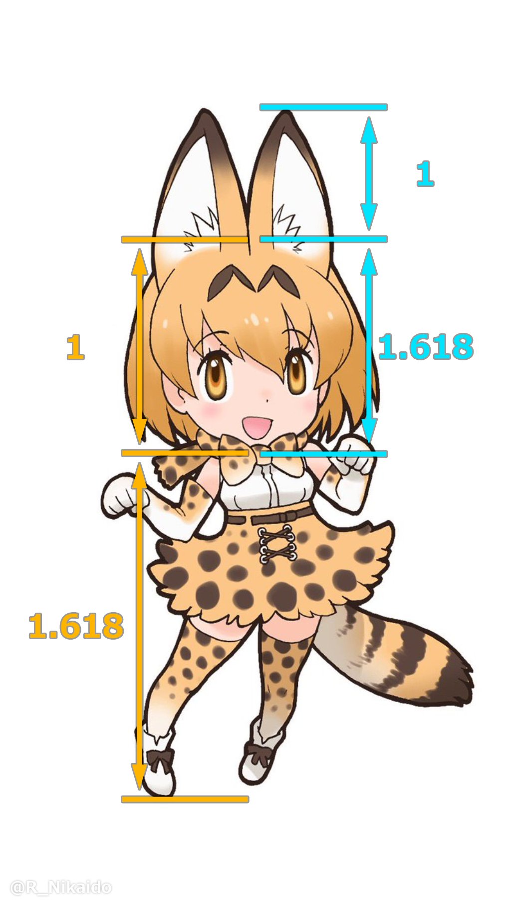 1000 Jutsu Sur Twitter R Nikaido 頭身に関わらずいろんな所に黄金比が仕込まれてます T Co Czxjjnvcvi Twitter