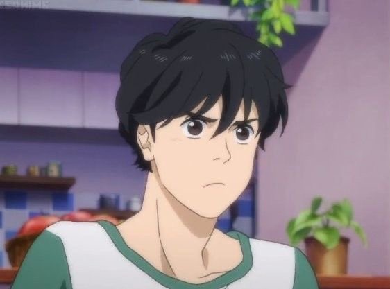 Ioverboysuga's tweet photo. “banana fish is not real. it can’t hurt you.” 

banana fish: 

me: 😭😭 https://t.co/GIMGuo3bTK
