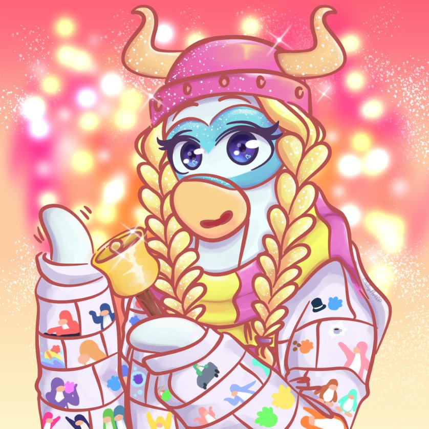 Smolly_Art's tweet photo. I don't take commissions but I accepted to do a special one with this angel @Bellway2755 thank you so much, your penguin was so fun to draw, I hope you love it! 💜🌷 https://t.co/RcGGrEvPDr