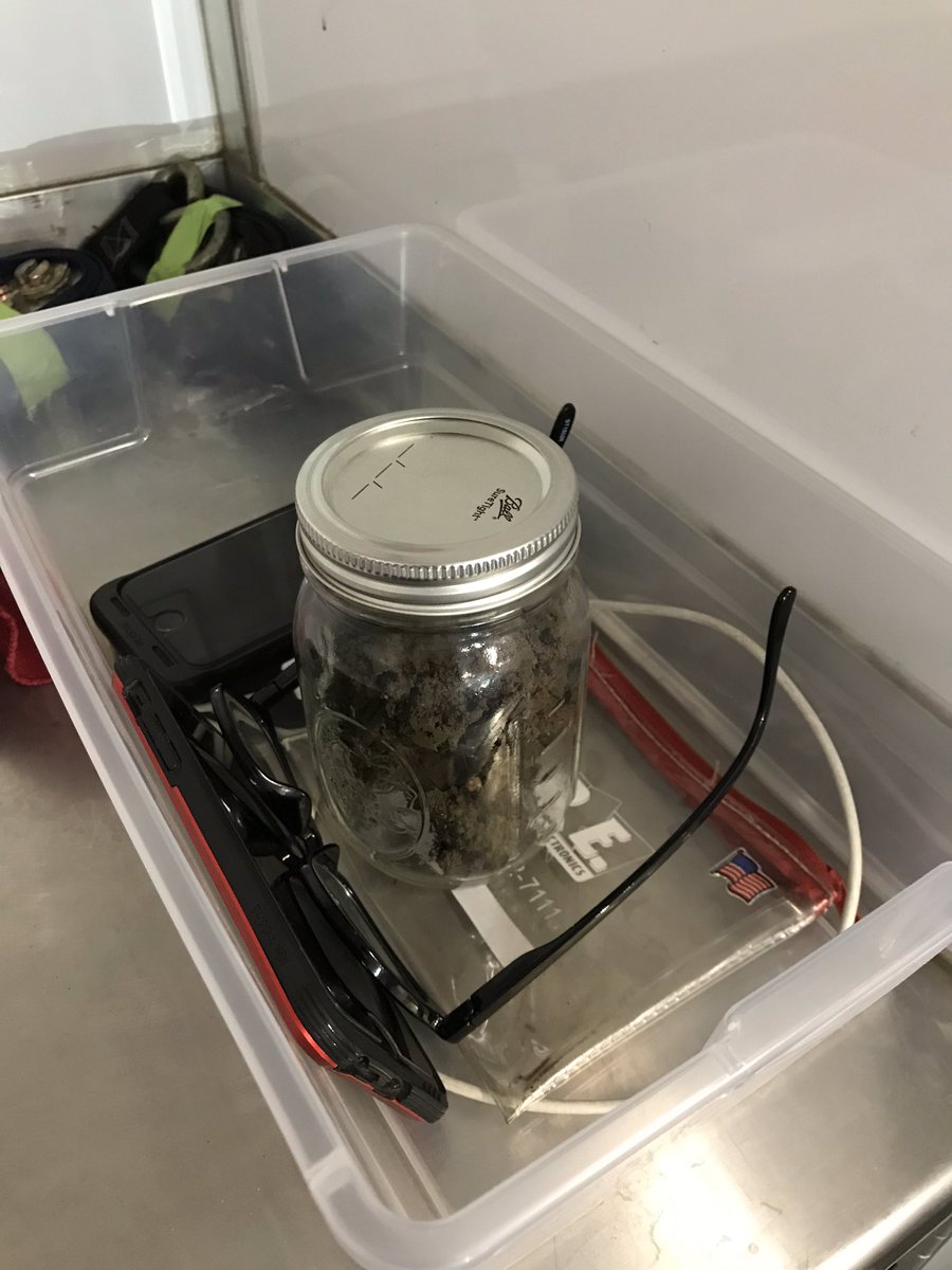 Kenny Schrader saves a jar of dirt from every race track he goes to... EPIC.. He has them all on the wall of his shop...