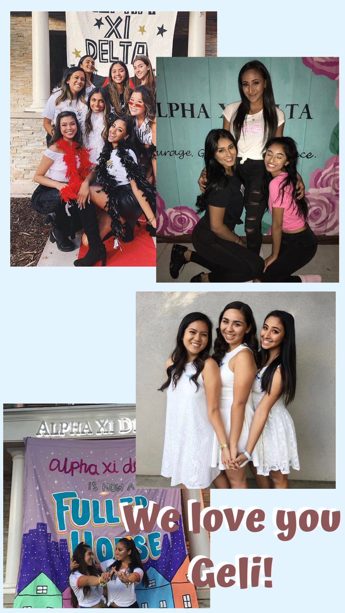 Our sister Geli is going alum this semester🌼 We’ll miss you!💞