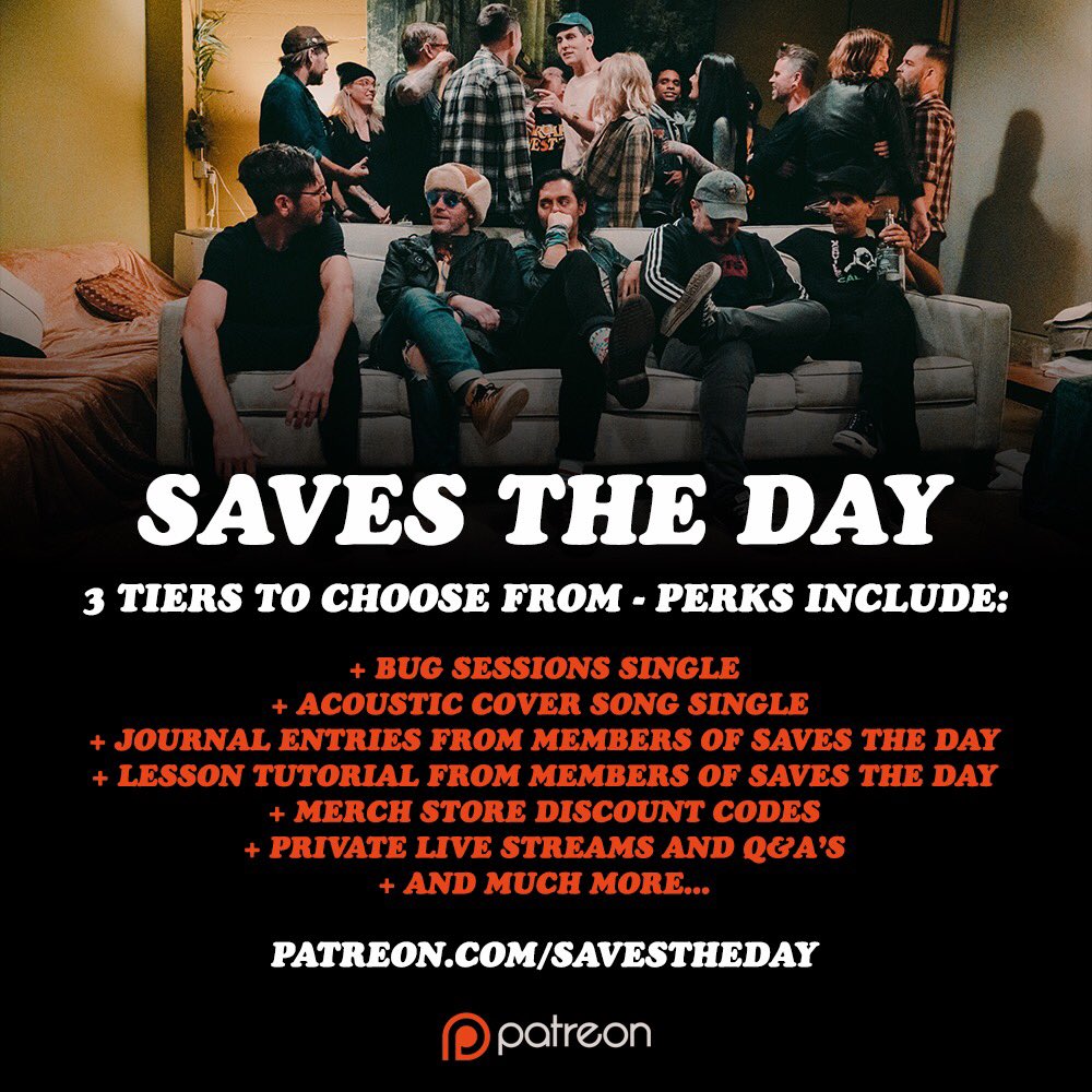 Join the party! patreon.com/savestheday
