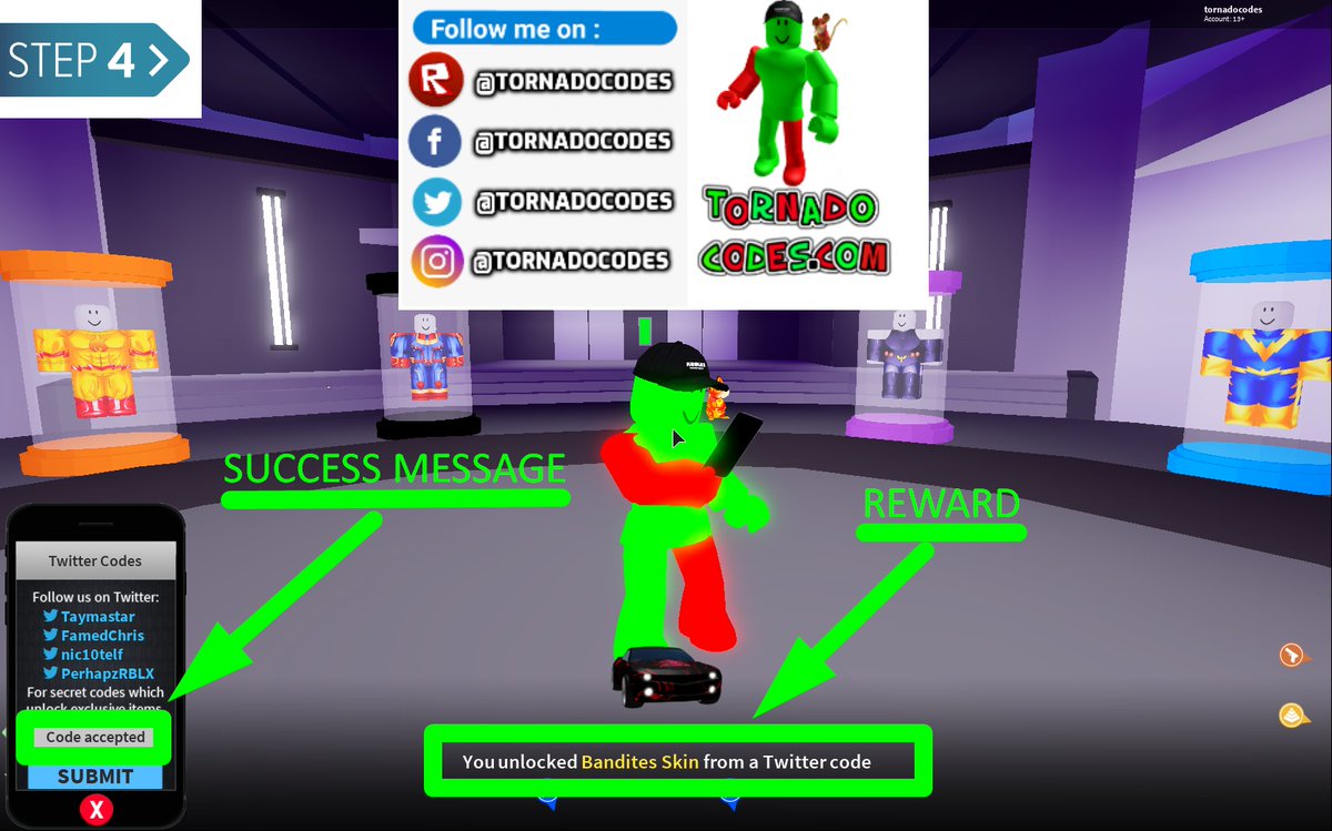 Tornado Codes On Twitter Roblox Mad City Codes List You Can See The All Active Codes For This Action Game Here Https T Co Jpxuehuebf Madcitycodes Robloxmadcitycodes Madcity Robloxmadcity Madcitycodesformoney Madcitycodesforvehicles - all mad city codes roblox