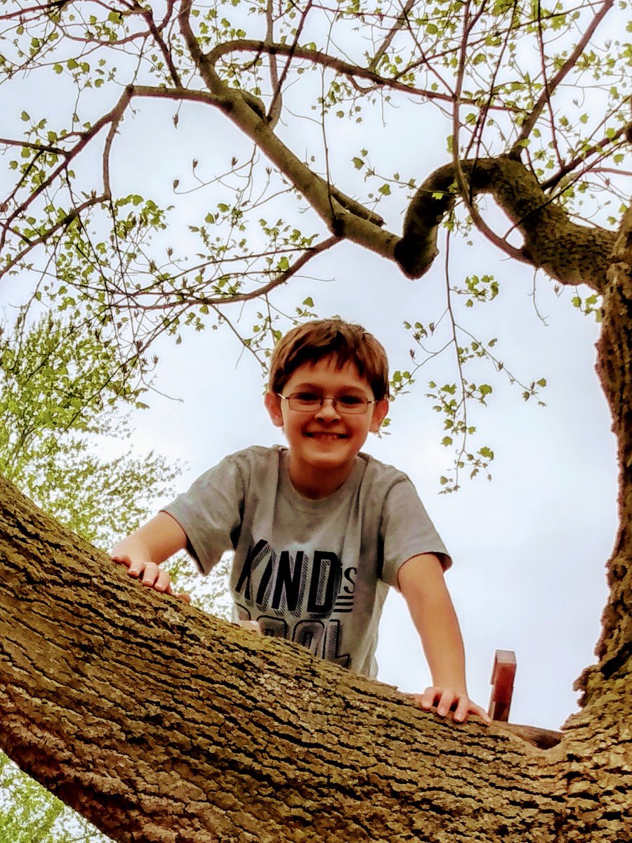 Was on essential errand today and was happy to see so many of our students in their yards enjoying nature and getting exercise. #healthykids #balanceisgood